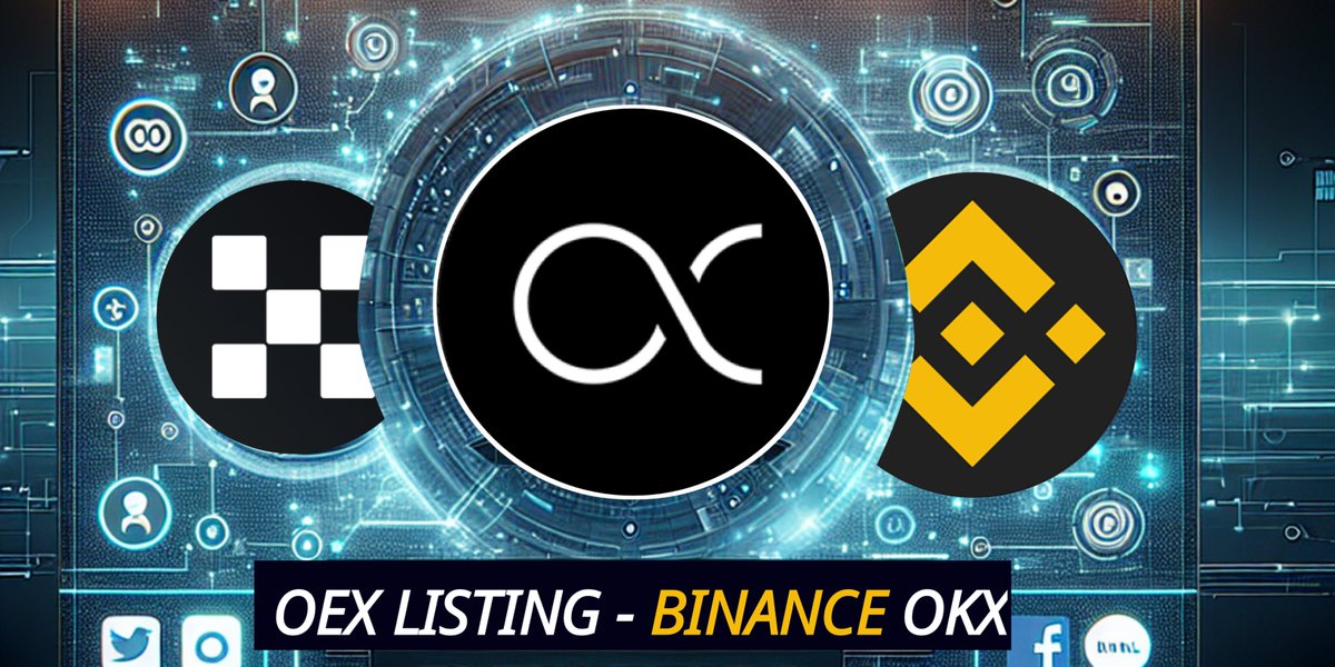 ⚠️ Alert 🚨 $OEX LISTING ON #Binance #OKX 🫂
√ A very important message which is important for all $OEX community. The most important information about $OEX can be about its listing. According to the research, it was found that oex has been listed on its own wallet oex app, but
