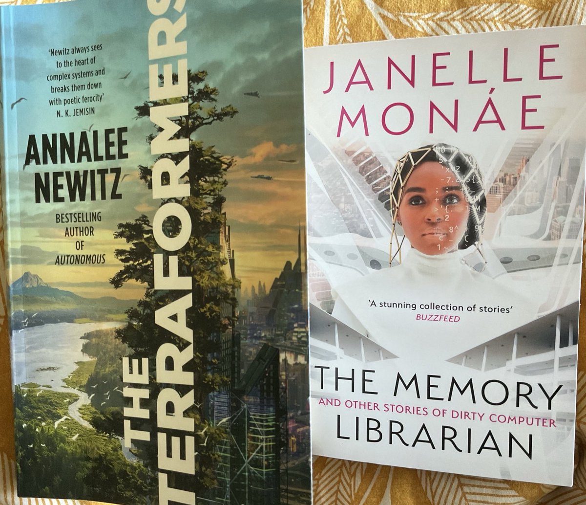 Enjoying these: The Terraformers, Annálee Newitz and The Memory Librarian, Janelle Monáe.
