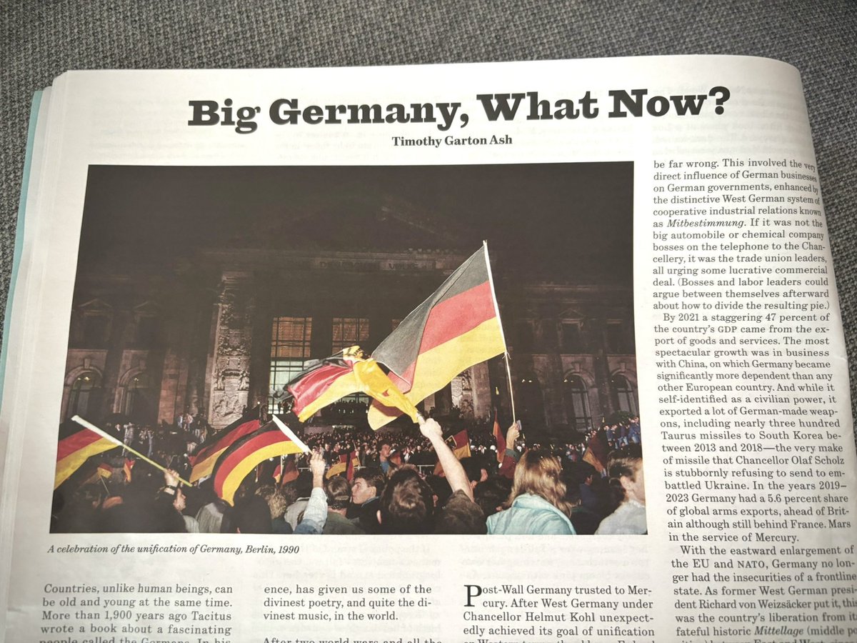 If you are interested in the difficult strategic choices Germany and Europe have to make in the next months and years you have to read Timothy Garton Ash in the current edition of NYR. He offers tough messages. And we cannot afford to ignore them.