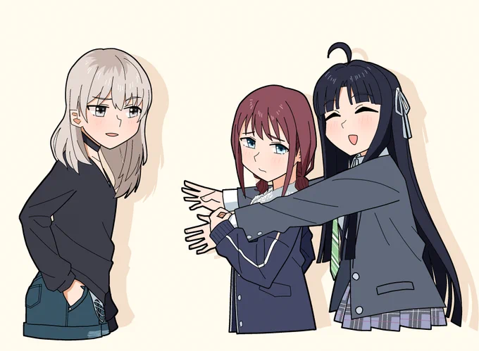 この3人すき #ガールズバンドクライ #ガルクラ