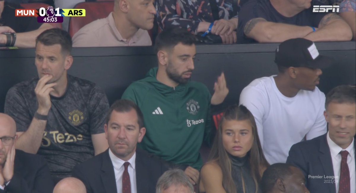 Tom Heaton, Bruno Fernandes y Anthony Martial presentes en Old Trafford 🔴