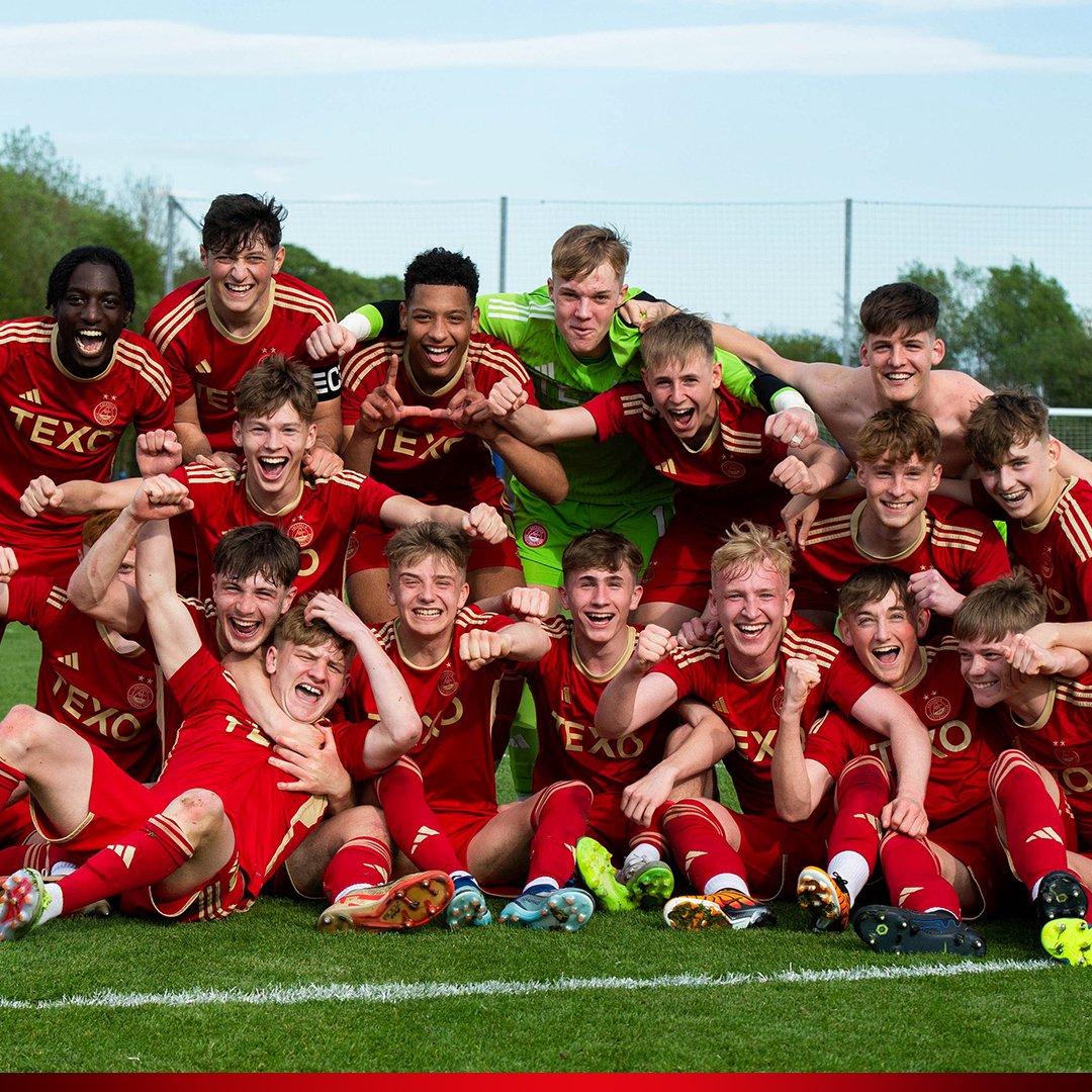 Scores on Dons debut ⚽
Wins League with U18s 🏆

A good few days for Fletcher Boyd.

#StandFree | <a href="/AberdeenFCYouth/">Aberdeen FC Youth Academy</a> 🔴