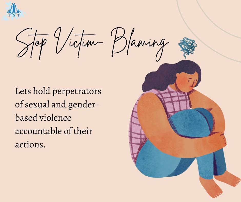 Remember, victim blaming perpetuates harm and discourages survivors from seeking help. By addressing victim blaming, we can create a more supportive and empathetic society that encourages survivors to come forward and receive the support they need. #Stopvictimblaming #notogbv