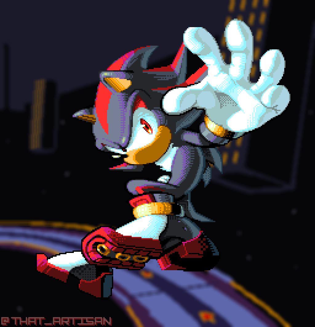following the trend of the eggman I posted, here's a shadow I drew more recently I still really love