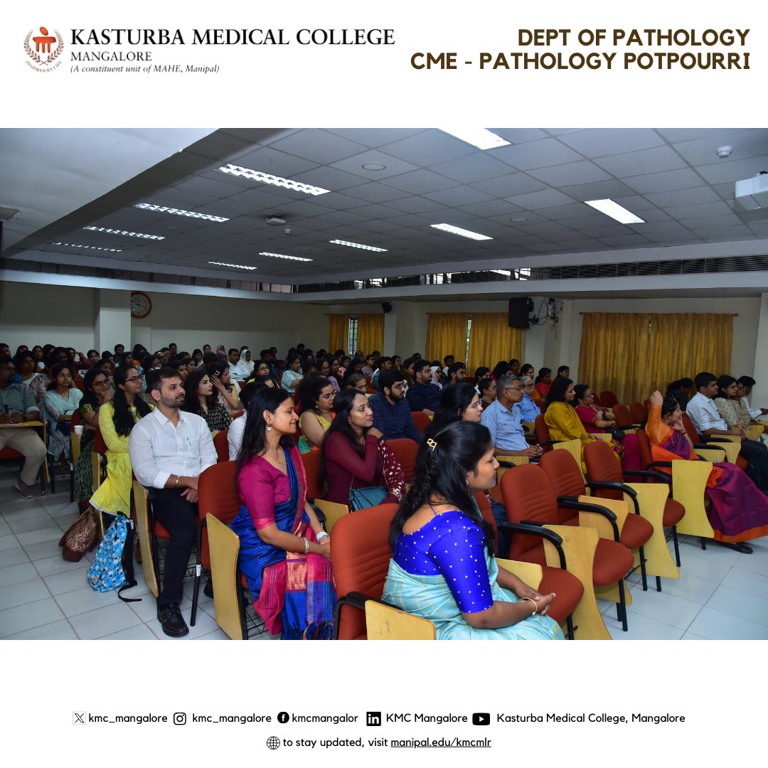 <a href="/KMCMLR_Path/">Pathology KMC</a> and Neuberg Anand Academy of Laboratory Medicine, hosted the CME on Pathology Potpourri : A Blend of Topics and Trends today.

An MOU was exchanged between MAHE and Neuberg Anand Academy, aimed at enhancing educational and practical knowledge in laboratory medicine.