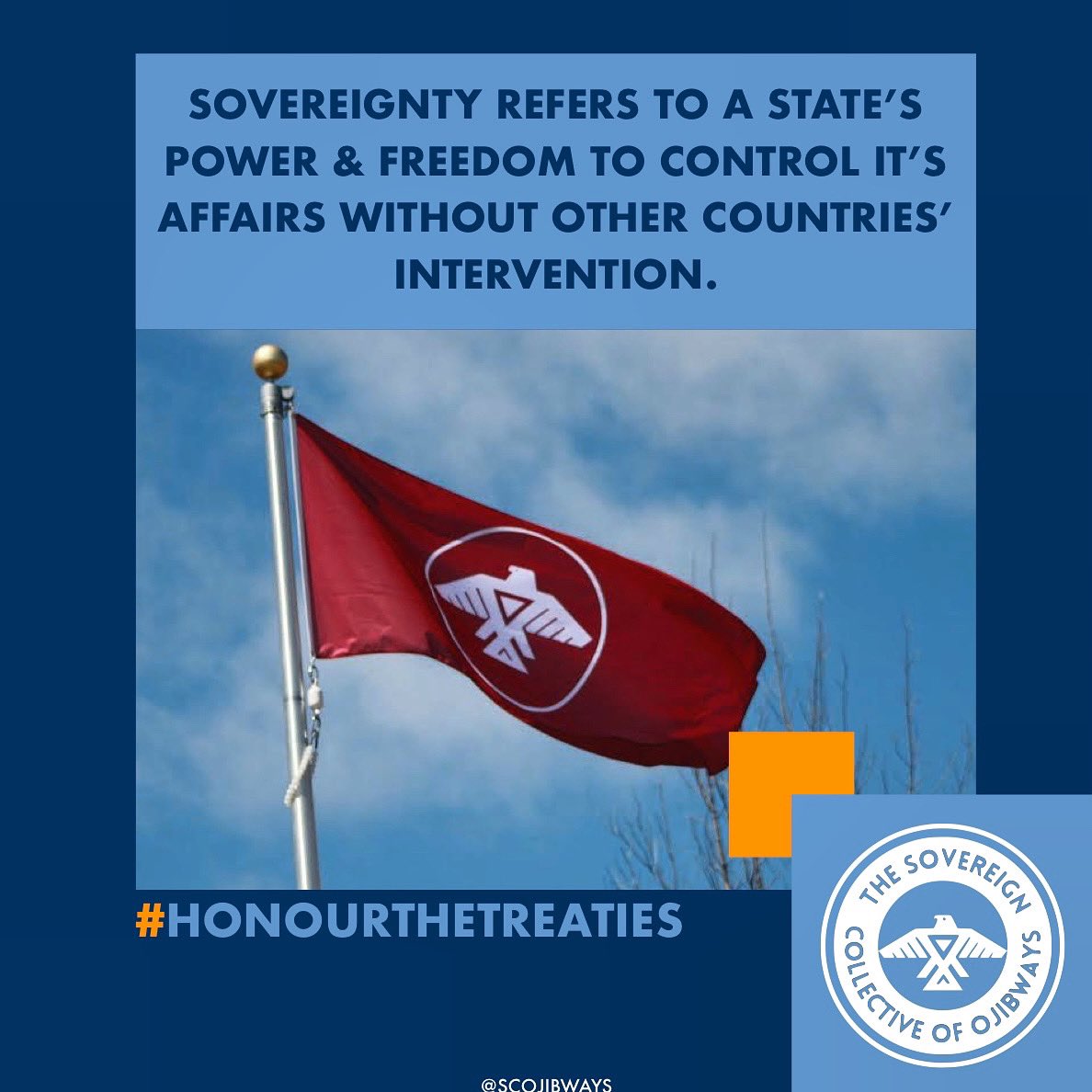🔋✅ — Sovereignty refers to a state’s power & freedom to control it’s affairs without other countries’ intervention. #HonourTheTreaties #Sovereignty #Decolonize