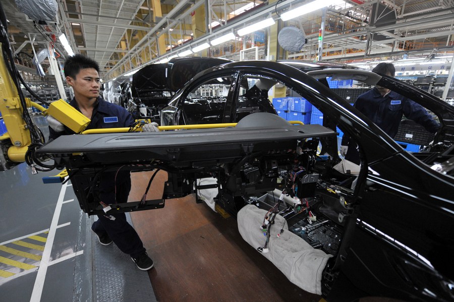 Industria manufacturera de #autos de China registra crecimiento constante en primer trimestre de 2024.
#SobreChina 🇨🇳

Entérate de todos los detalles 👉 xhtxs.cn/Trz