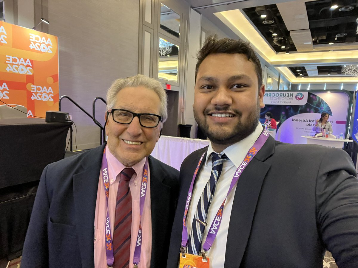 Amazing experience to meet the stalwart of translational research in triglyceridemia @RobertEckel12 @aace
#endocrinology #aace2024 #MedTwitter #MedX