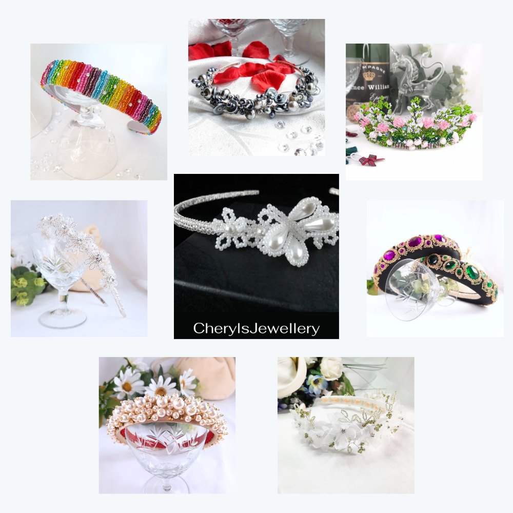 Good evening #shopindie It's not often I get to show my bridal collection of headdresses, I thought it was time so show you just a few thebritishcrafthouse.co.uk/shop/cherylsje…