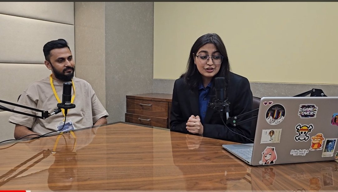 Recently, I had the privilege of being a guest on the @nmims_india podcast .
Tune in to hear our engaging discussion!

🎙️youtu.be/iIbEc5-jKiU?si…

#podcast #guestspeaker #engagingdiscussion #wittyhacks