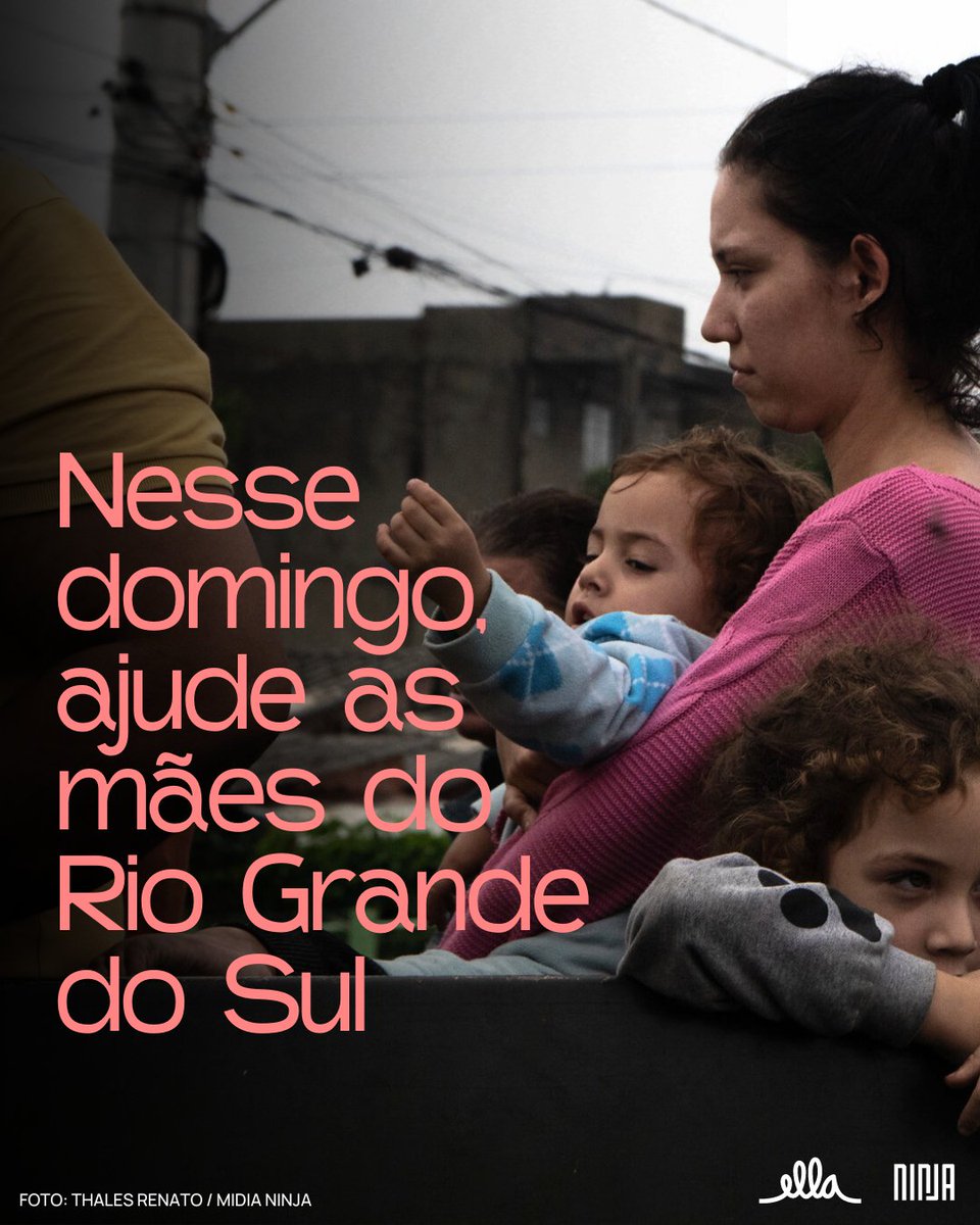 Esse é um dia das mães diferente para milhares de mulheres que viram suas casas destruídas, famílias impactadas e vidas perdidas. Ajude mães e mulheres que enfrentam essa tragédia climática. Faça doações, dê acolhimento e ajude como puder. Busque organizações e movimentos…