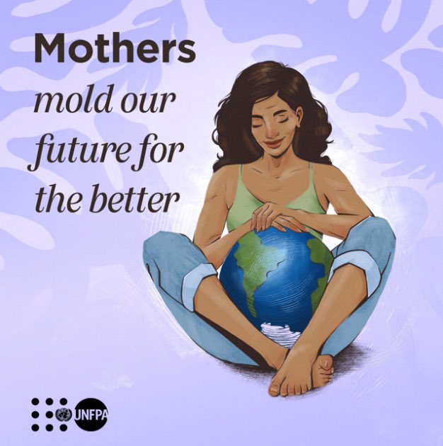 👶🏼 Bring new life into the world 👩‍👦 Raise and nurture their children 🚀 Help them reach their full potential Join @UNFPA to celebrate mothers around the world for shaping #OurCommonFuture for the better 🧡 #MothersDay