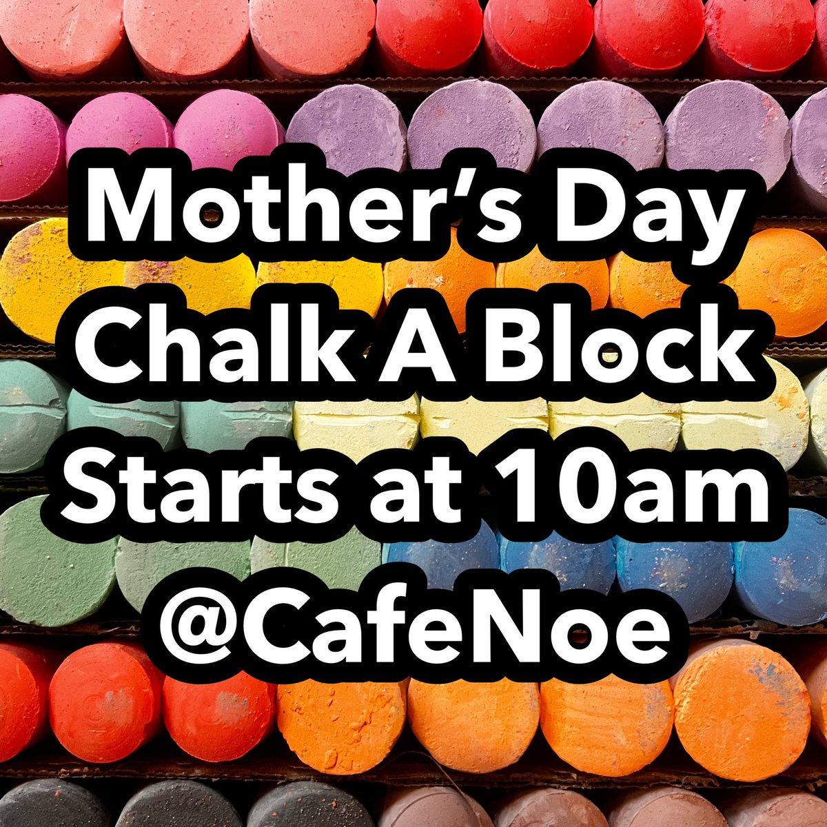 There’s also tiny planters to paint for your mom this Mother’s Day for free.

Come make art with us today from 10am-1pm

At <a href="/cafenoe/">Noah Brown</a>