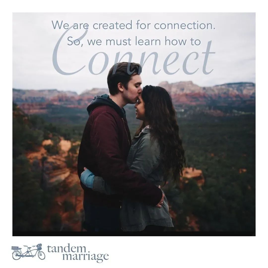 We are created for connection. So, we must learn how to #CONNECT TandemMarriage.com/post/vulnerable #TeamUs #MarriageGoals #MarriageGodsWay