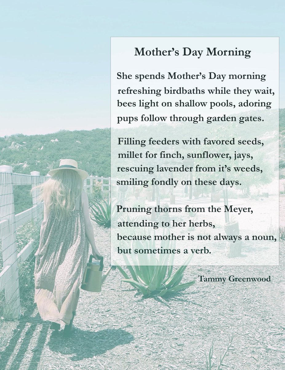 Happy Mother’s Day…no matter who or what you’re mothering. #infertilitypoem