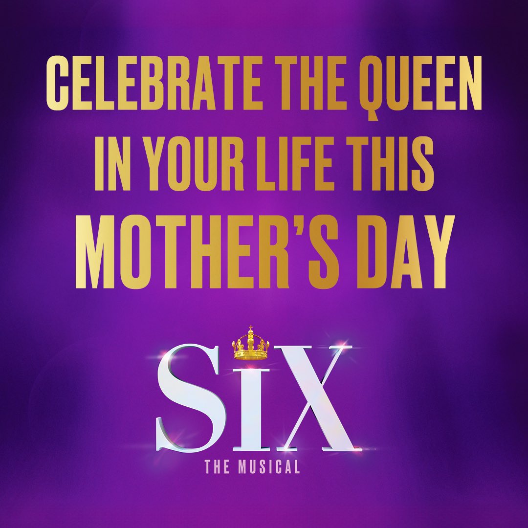 Today, we’re celebrating all of the Queens in our lives 👑 Happy #MothersDay! 💜 #SIXUSTour