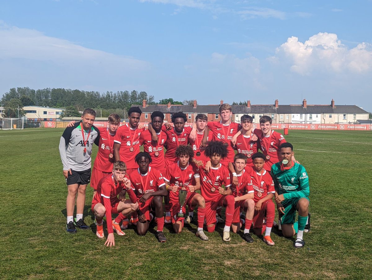 Congratulations to Liverpool who were winners of the 2024 Poolfoot Cup! 🏆📸 

#OnwardTogether | @trophplusmed