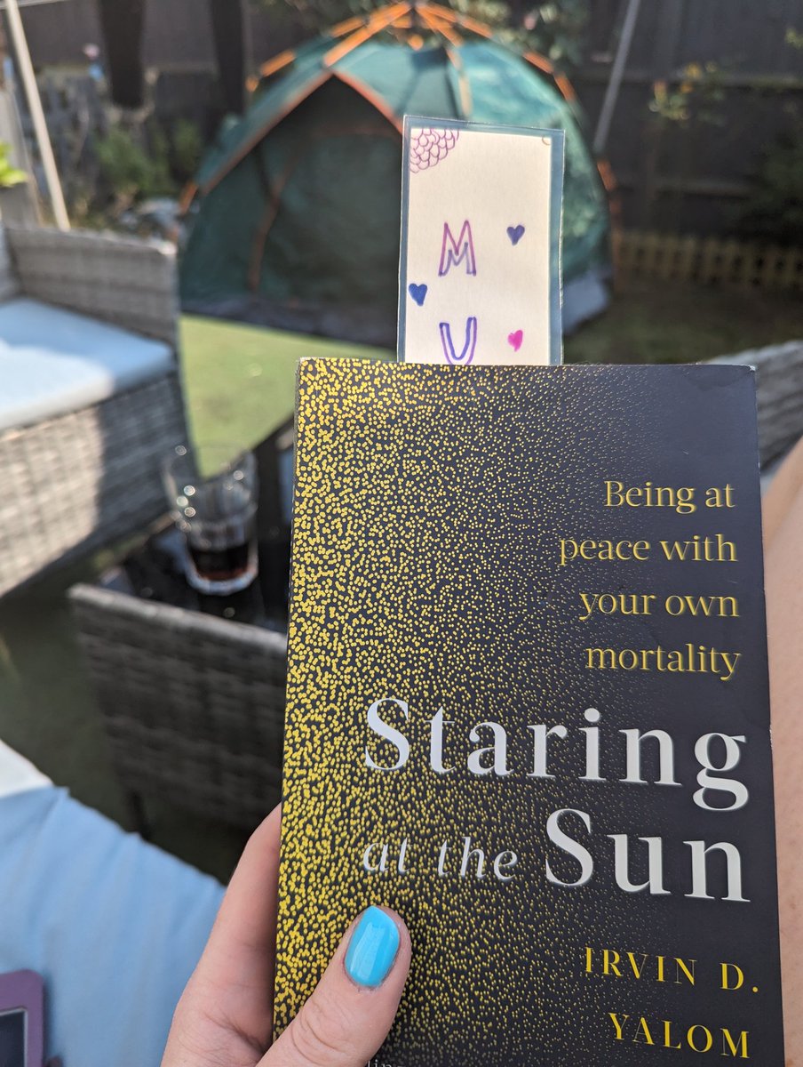 Chilling with Irv in the sun; love his humanness! The idea of the ripple effect is so far my favourite bit.

'In every hour of work, I am able to pass along parts of myself, parts of what I have learned about life.' 
#therapistsconnect #BooksWorthReading #sundayvibes