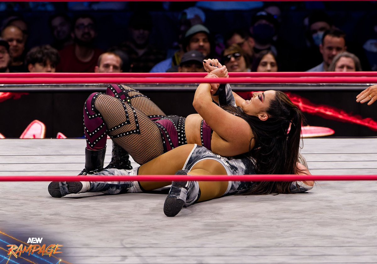 When my enemies see me coming, they see their fate. #Virtuosa 👁️ #AEWRampage