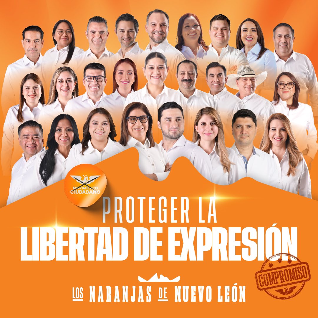 Ningún ciudadano debe ser procesado penalmente por alzar la voz, por eso #LosNaranjasDeNuevoLeón se comprometen a despenalizar el emitir dichos, pronunciamientos o acusaciones en contra de alguien más. 

Con los naranjas se protegerá la libertad de expresión de las y los