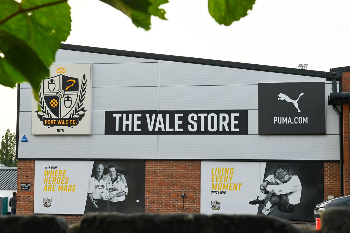 ℹ️ With work starting on the Vale Park pitch tomorrow, Car Park B (The Club Store Car Park) will be closed. Supporters visiting the store should park in Car Park C (Foundation Car Park) #PVFC