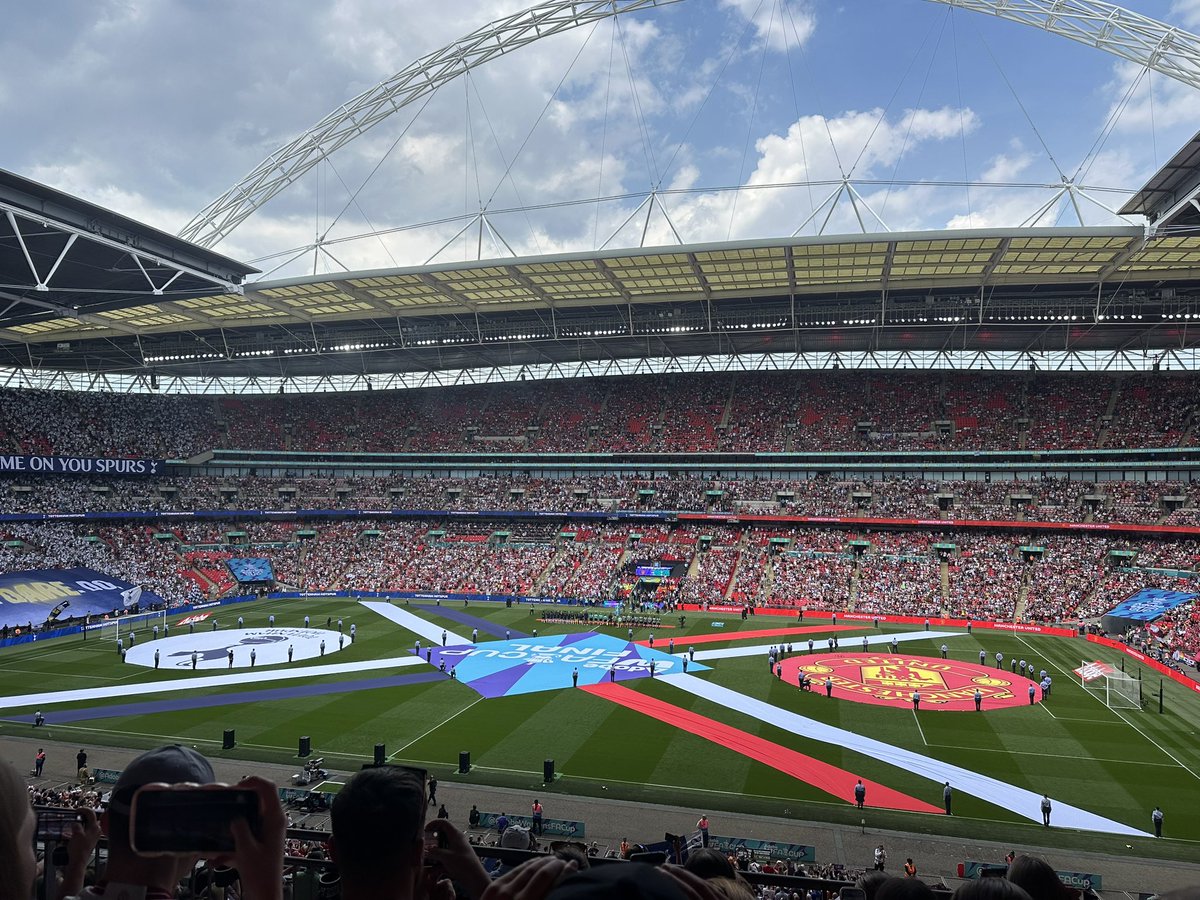 Sept 2020: Started our teaching degree. May 2024: Attended our first school trip together as qualified teachers 🤯. Great afternoon out at Wembley, despite being a city fan ⚽️ Definite perks of the job!!