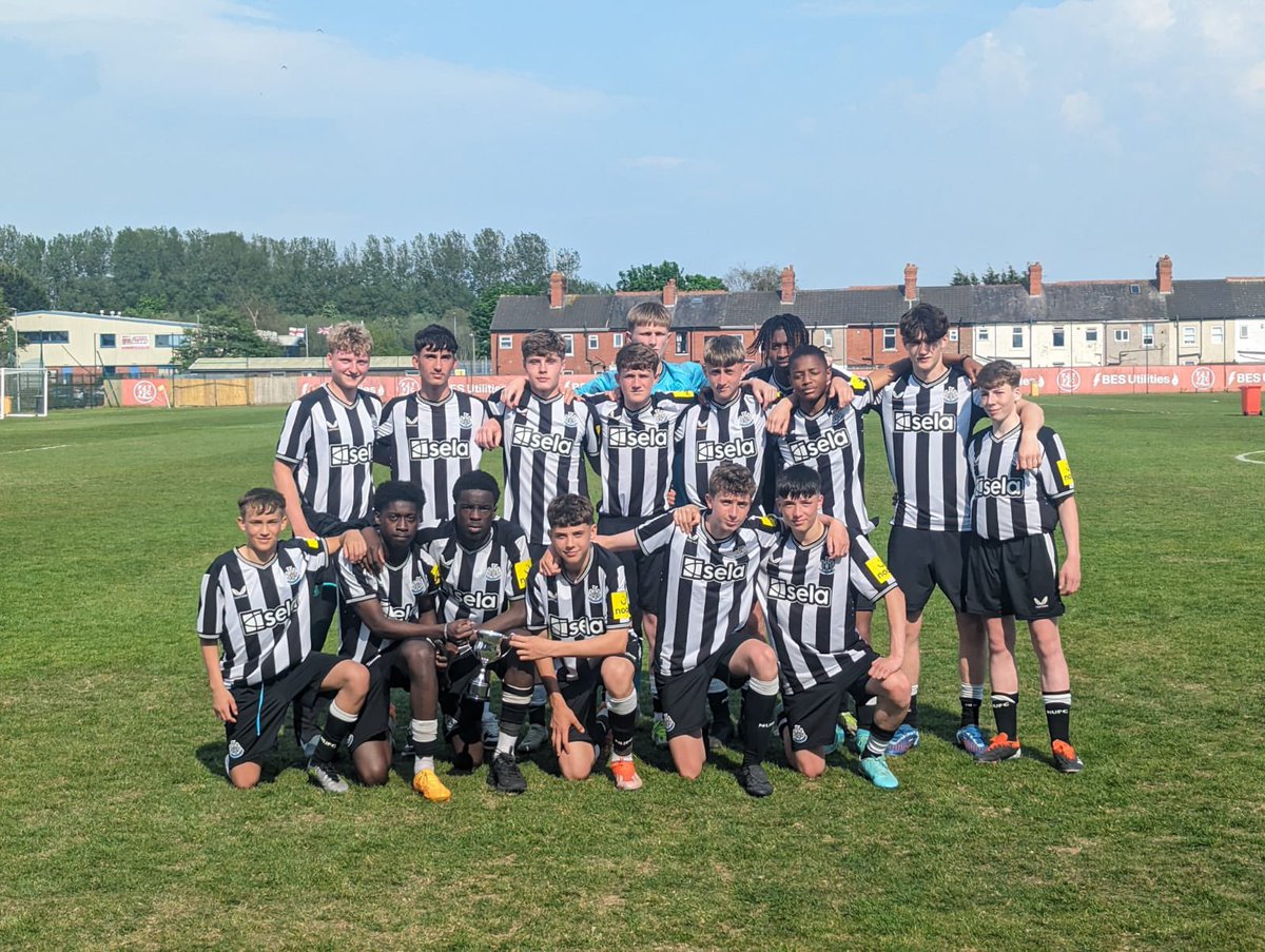Also a huge well done to Newcastle United who were the winners of the Poolfoot Shield! 

#OnwardTogether | @trophplusmed