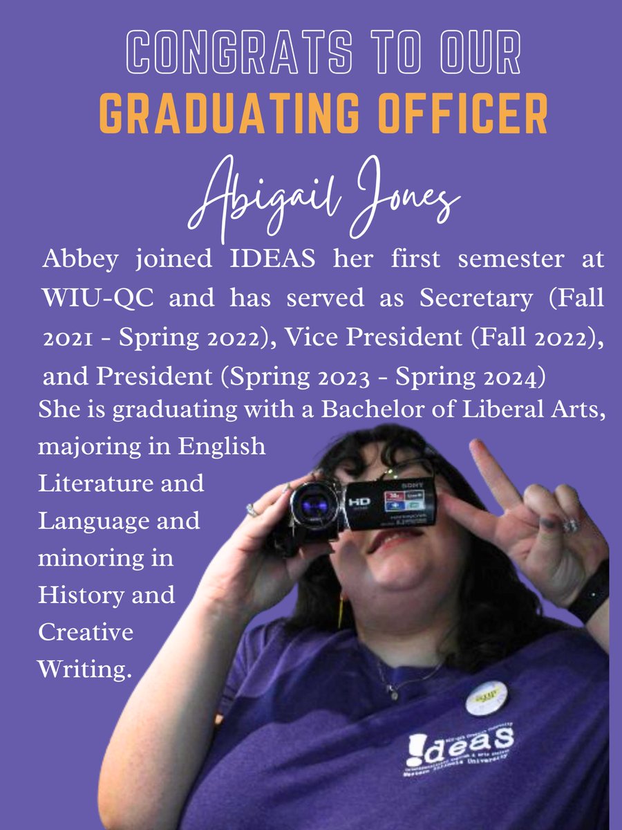 Congratulations to our graduating officer, Abbey Jones! We are so excited to be able to celebrate this accomplishment with you 🎉🎊🥳