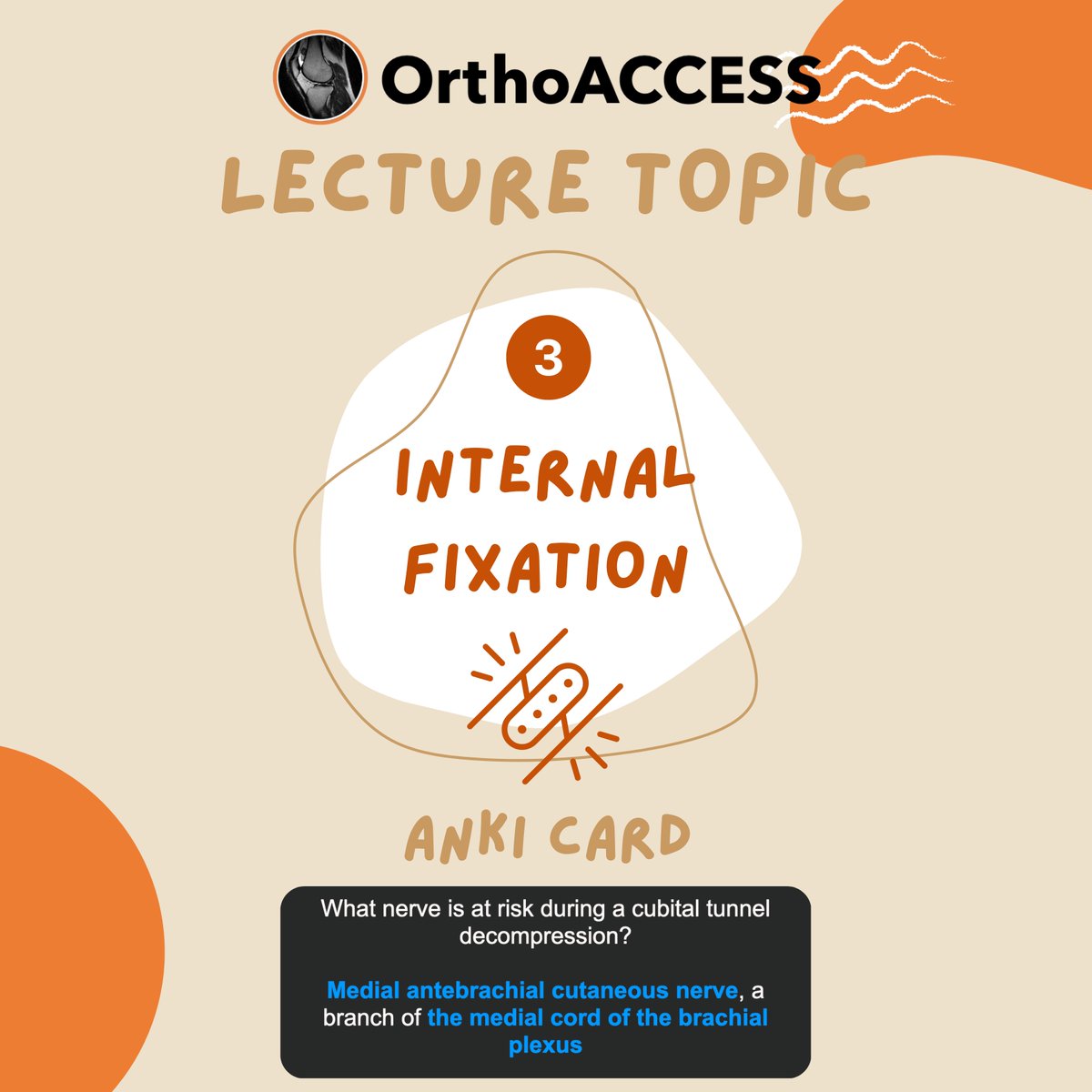 Welcome to Week 3: Internal Fixation! Check our website (link in bio) for access to the lecture slides, recording, and other resources.