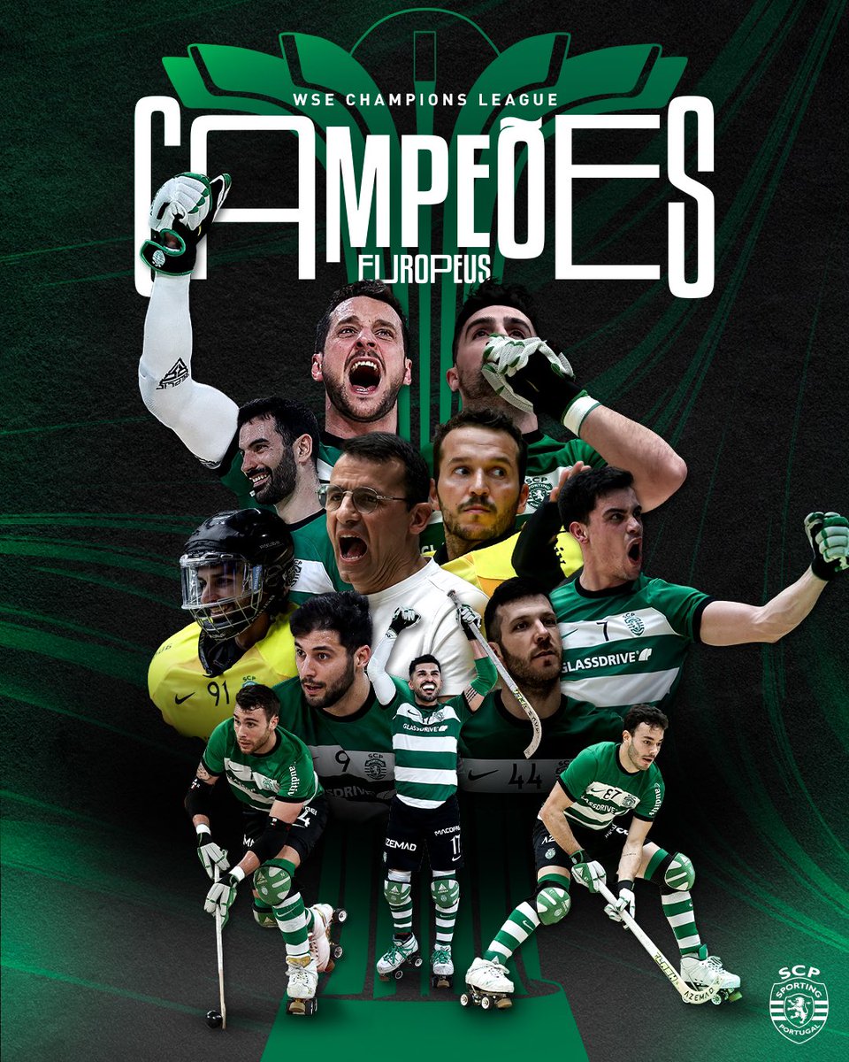 We are the Champions!!!🏆 Our Hockey Team wins the #WSECL with a 2-1 win against UD Oliveirense, winning the 11th European title in the club’s history✨🤩