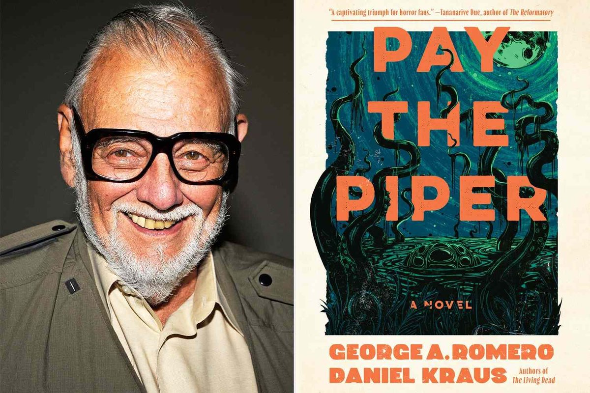Read an excerpt from (and see the cover reveal of) PAY THE PIPER, the forthcoming horror novel from NYT bestselling author @DanielDKraus and legendary film director George Romero at @people buff.ly/3ydqrMA
