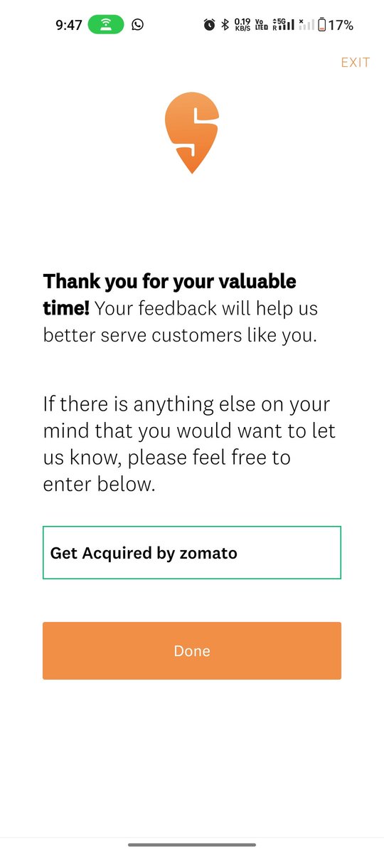 Amiya26ranjan's tweet image. Ordered 2 half kadahi mushroom from @Swiggy each costing 100 but got only one, upon complaining and talking with their executive support they offered us 20 rupees cashback.
What a Shame!
@jagograhakjago  #food 
 @zomato acquire this bitch