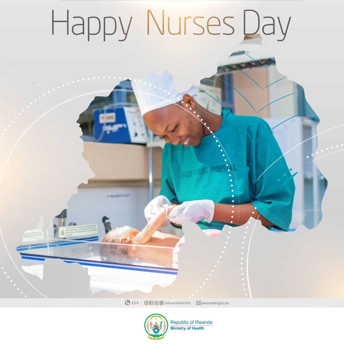 Nurses and Midwives represent the vast majority of Rwanda's health workforce. We recognise and appreciate their contribution to improving health services in Rwanda. Happy #InternationalNursesDay