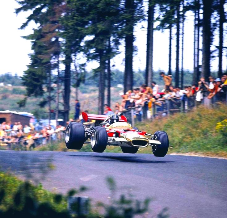 Graham Hill in action at the Grand Prix of Nurburgring in 1969 🏎️ #f1 #formula1