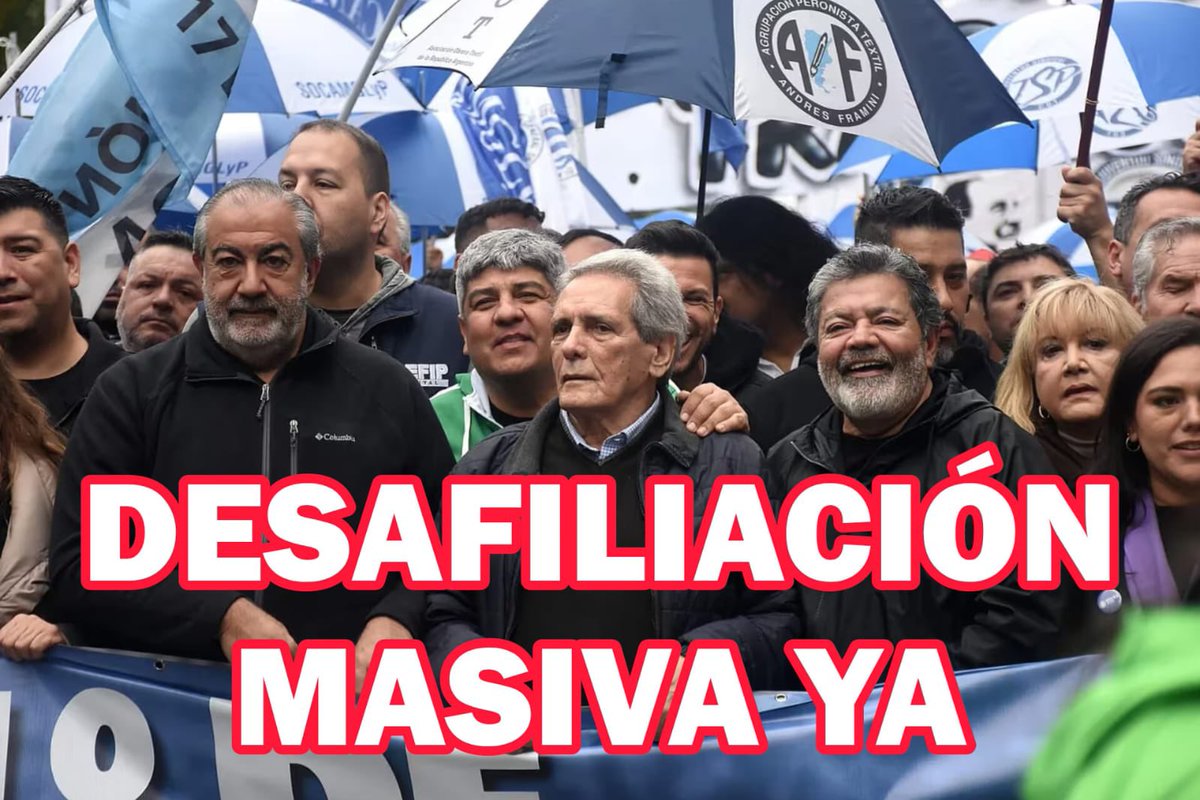 LajeAntonio's tweet photo. 🚨 URGENTE: DESAFILIACIÓN MASIVA A LOS SINDICATOS YA ‼️Arranca la campaña.

💥 ¿Te sumás?  Basta de enriquecer a vagos, mafiosos y parásitos sindicales 👇

1- Si ✅
2- No ❌ https://t.co/oamBbrAKNU