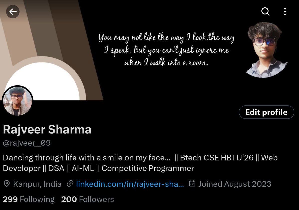 Thank You 💖 Twitter Community.

Just Completed 200 Twitter Followers.

#connect  #TechCommunity