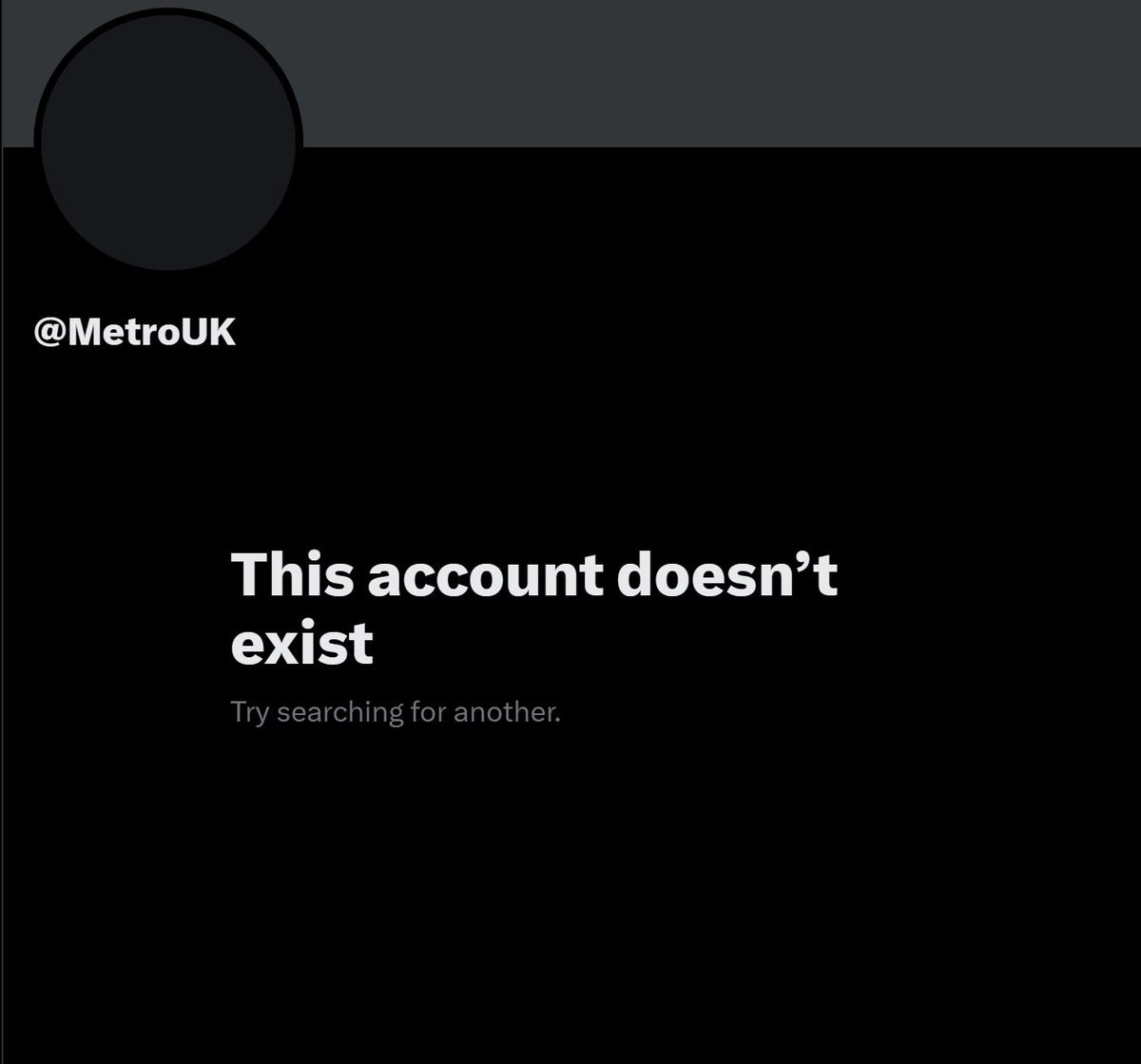 The account @MetroUK no longer exists. This comes after a disgusting article that Metro published received rightfully earned backlash. Are the two events connected? #DoctorWho #RIPDoctorWho