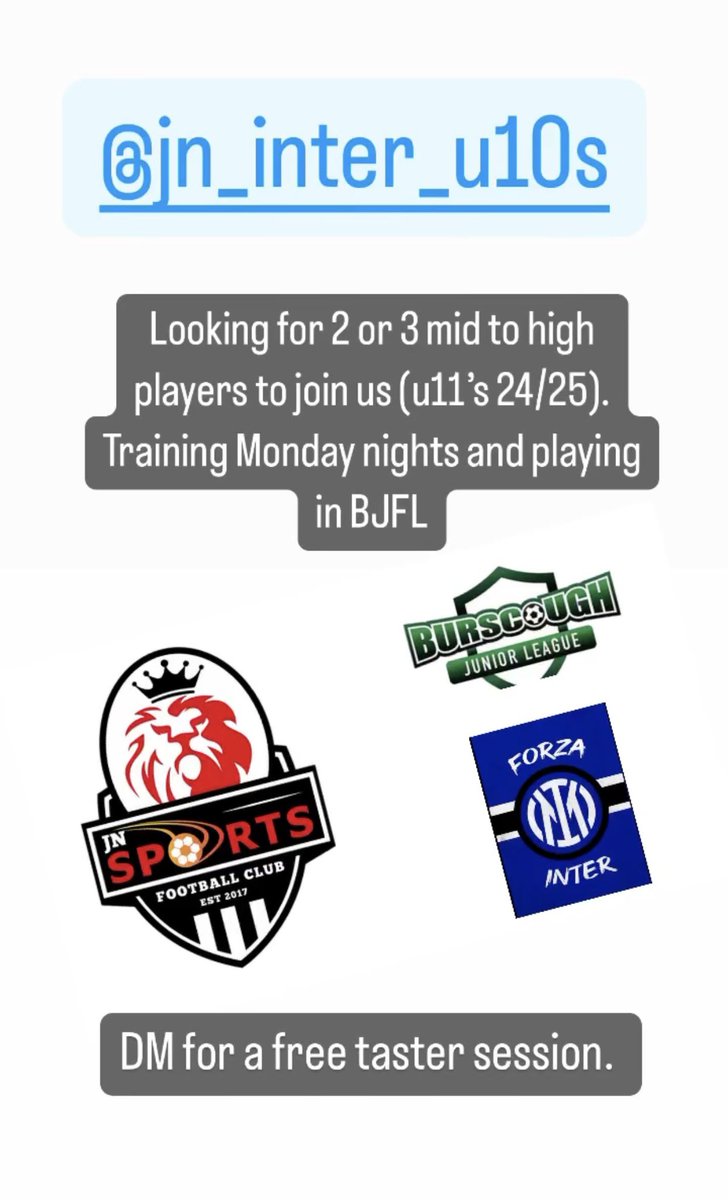 11 Soccer Coaching Inter u11’s (2024/25) (@soccer_u11inter) on Twitter photo 