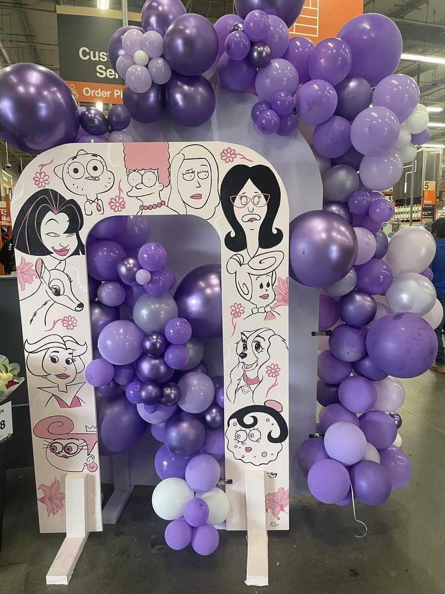 The Mother’s Day shrine at Home Depot