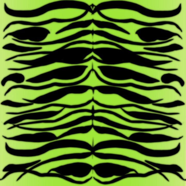 Art of the Day: 'Tiger Skin Striped Pattern in Lime G'. Buy at: ArtPal.com/ButterflysAtti…