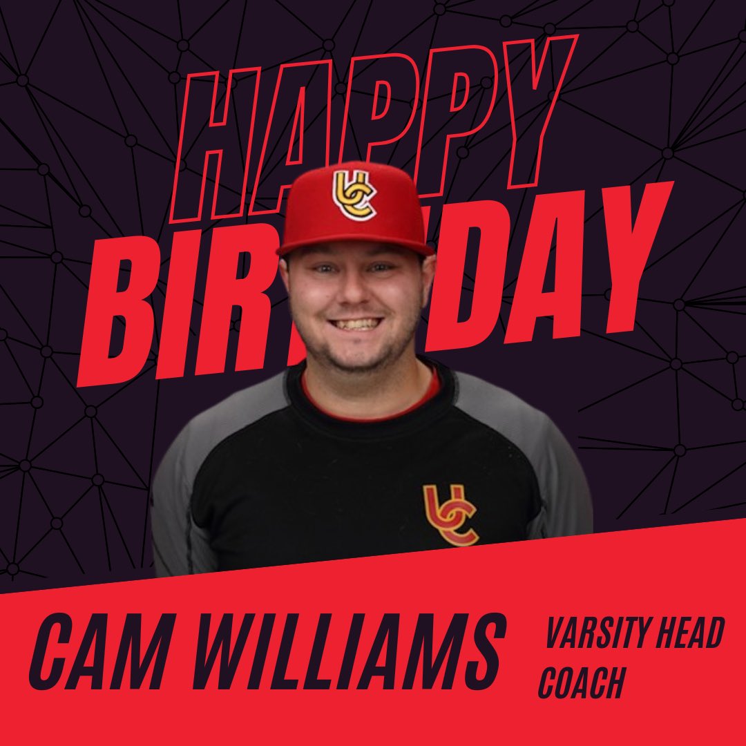 UCalgary Dinos Baseball ⚾️ (@dinosbaseball) on Twitter photo Wishing our head coach a happy birthday!
Coach Williams is in his 4th year & has set the program record twice for single season wins, is the program’s all time winningest coach, & has helped lead us to our first championship in program history. 
Happy birthday, Cam!! Wishing our head coach a happy birthday!
Coach Williams is in his 4th year & has set the program record twice for single season wins, is the program’s all time winningest coach, & has helped lead us to our first championship in program history. 
Happy birthday, Cam!!