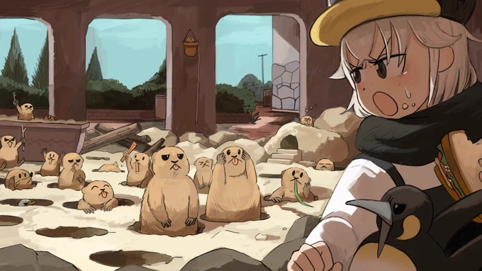 48. She had her keys stolen by a prairie dog.#Zookeepers 