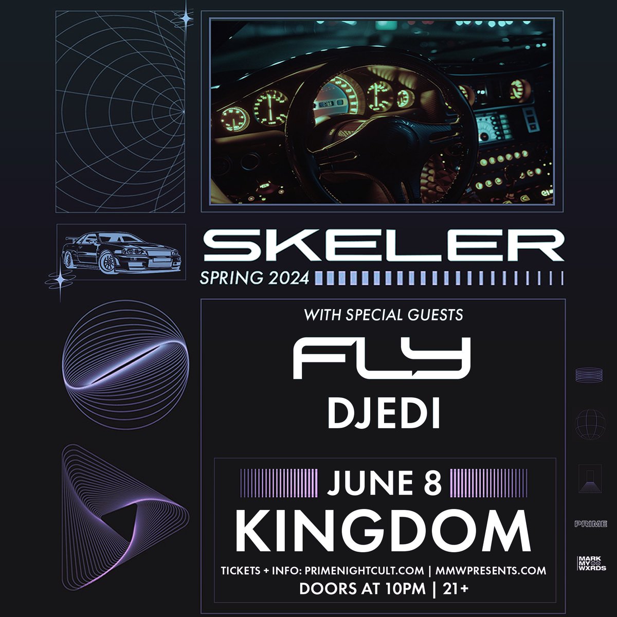 June is looking nice! @skelermusic is coming through Austin + Dallas w/ special guests @flybassmusic + @brett_djedi❗️🔊

6.7 // @GreenElephantTX // 21+ // 9pm
6.8 // @KngdmAustin // 21+ // 10pm

Tickets + Info @PRIMENIGHTCULT | MMWpresents.com