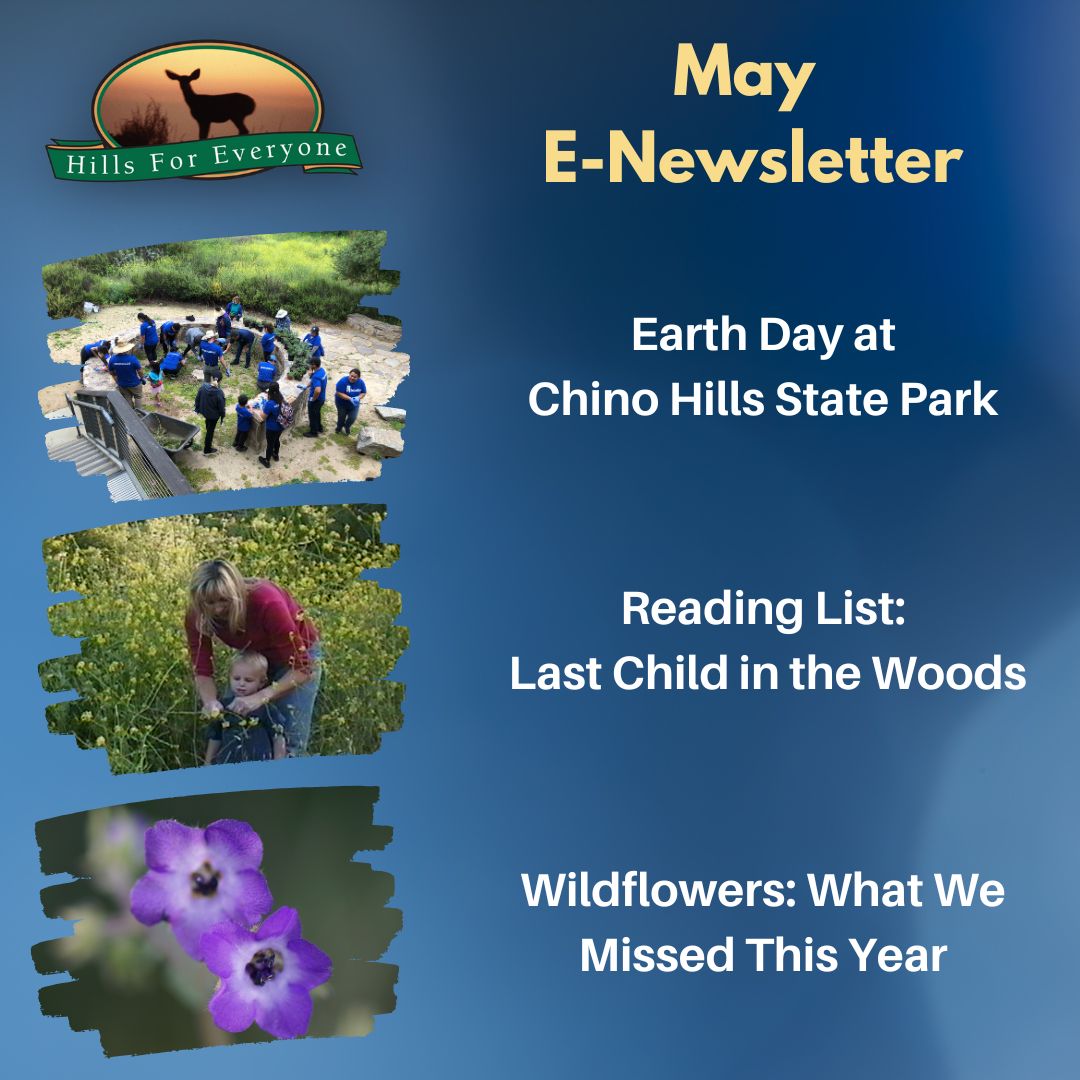 Rediscovering Nature: Earth Day, Getting Outside, and Wildflowers Learn about our recent radio interview, the Earth Day work party, a book to add to your reading list, and some wildflowers we didn't really see this year. View our E-Newsletter: loom.ly/G63zwJw