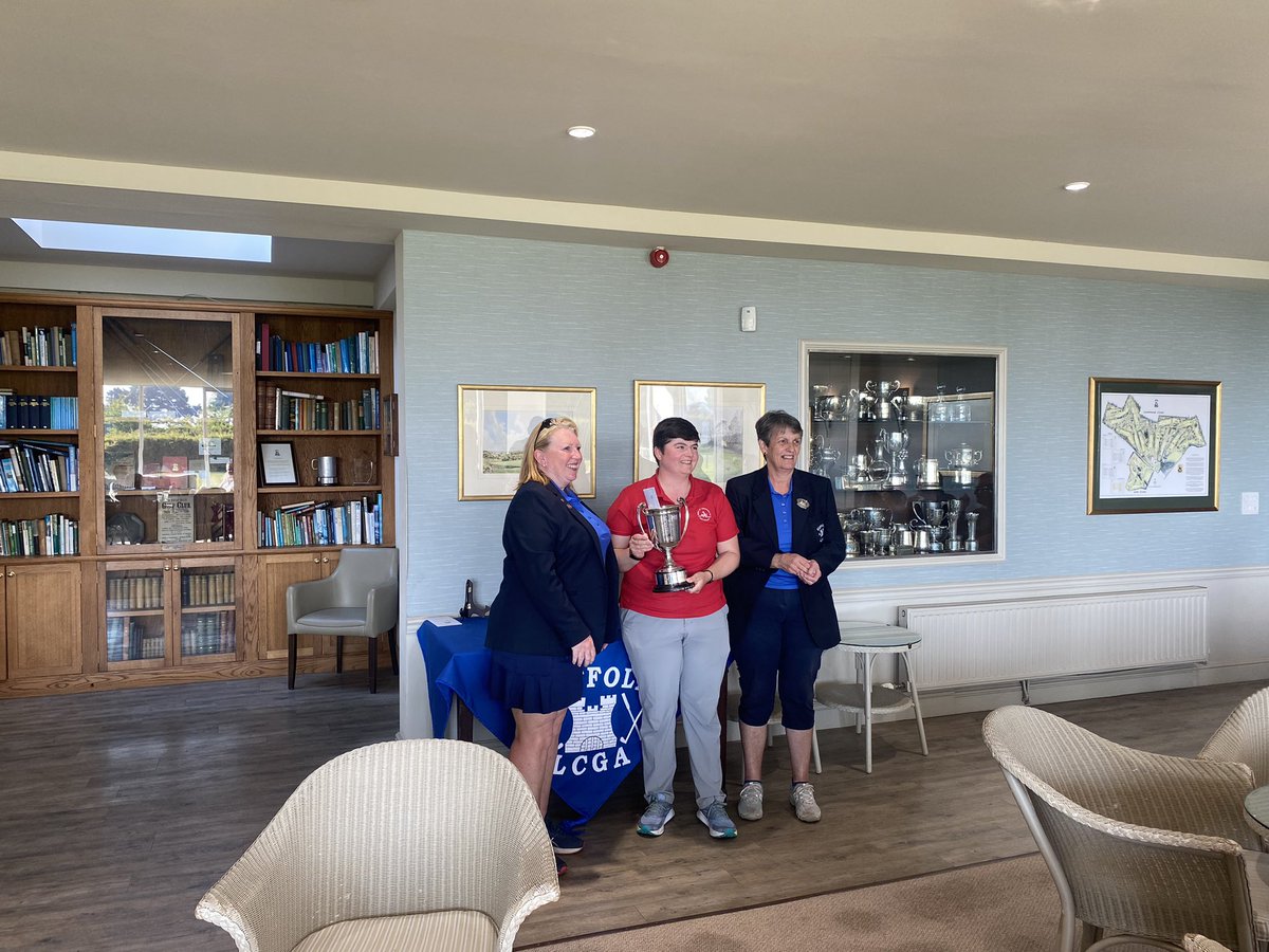 A worthy winner Alice! 6 under through the 13 holes played…