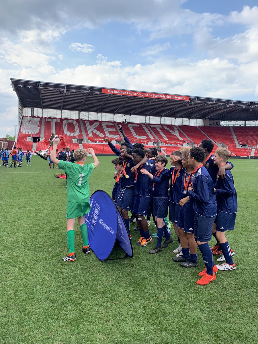 Manchester Schools FA (@manschoolsfa) on Twitter photo Under 14’s <a href="/SchoolsFootball/">English Schools' Football Association</a> National Champions.
What an incredible day for this wonderful district.
🏆 🏆
⚽️🐝 Under 14’s <a href="/SchoolsFootball/">English Schools' Football Association</a> National Champions.
What an incredible day for this wonderful district.
🏆 🏆
⚽️🐝