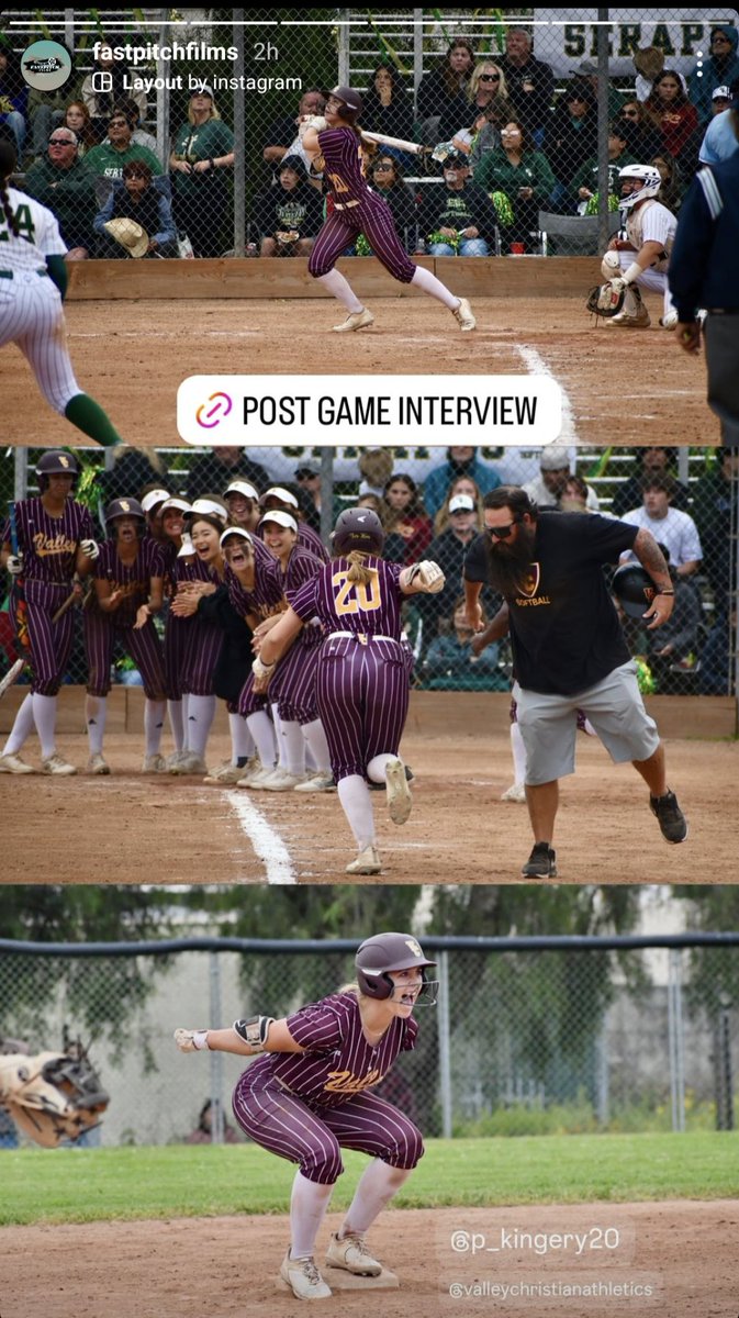 Thank you @FastpitchFilms for the post game interview youtu.be/QDHI3JIMgME?si…