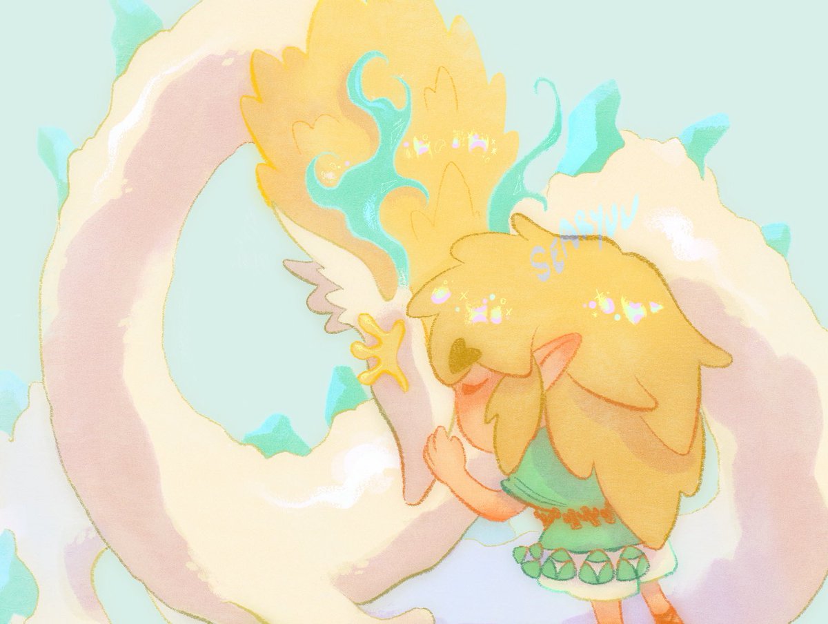 _searyuu's tweet photo. happy 1st anniversary tears of the kingdom 💛🐉 https://t.co/nRw4Vv9Hsf