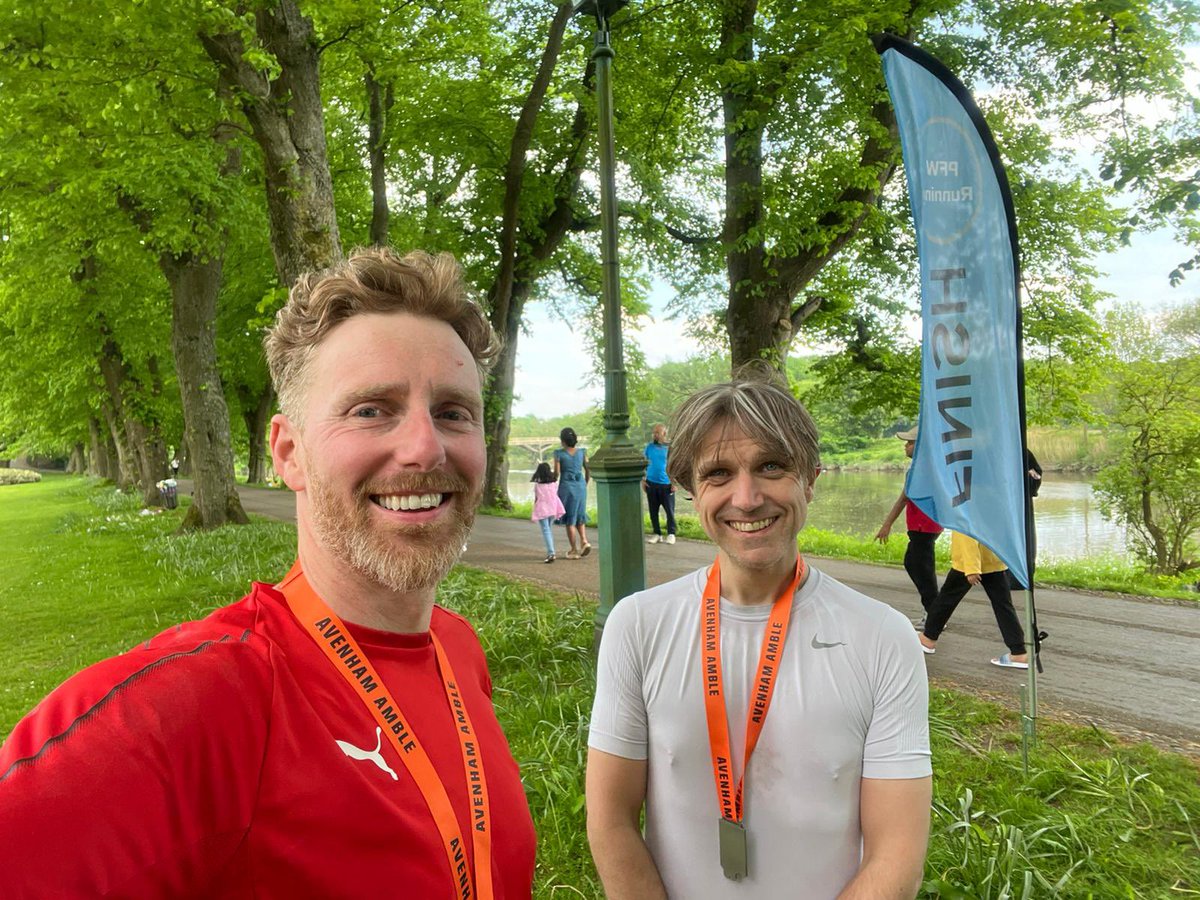 A hot &amp; hilly marathon in Preston today with Andy. No.55. Ready for a bath!