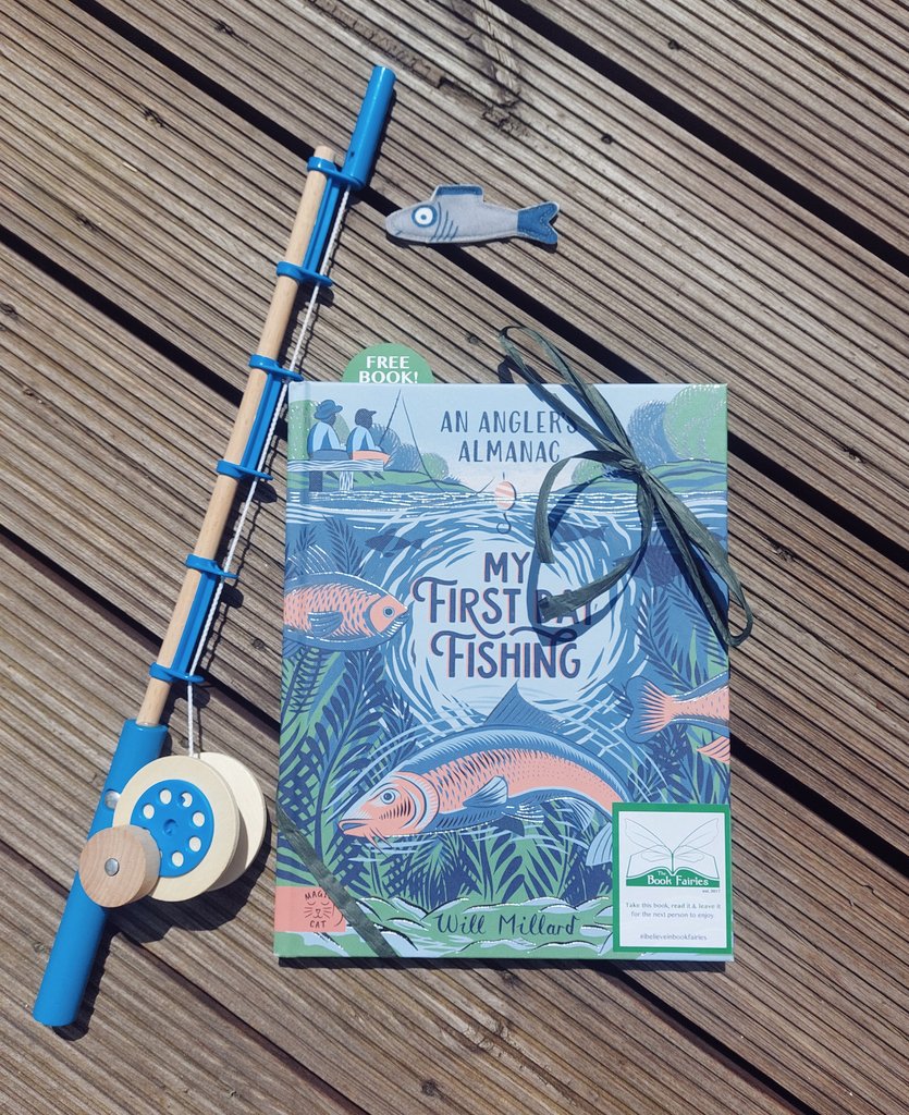 Today @the_bookfairies were sharing copies of My First Day Fishing by @MillardWilalong waterways up and down the UK today!

Who was lucky enough to hook one? 🎣 

#ibelieveinbookfairies #TBFFishing #TBFMagicCat @publishing_cat